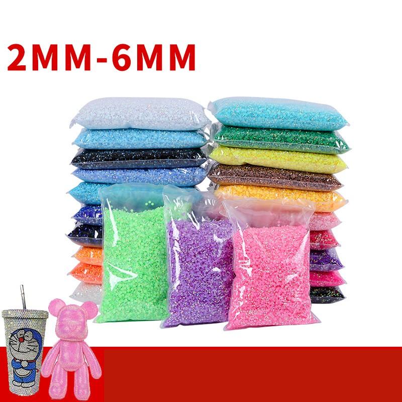 of High-quality Flat Bottomed Resin Diamond Nail Polish Diamond Color DIY Jelly AB 14 Cut Surface Sticking Rhinestone