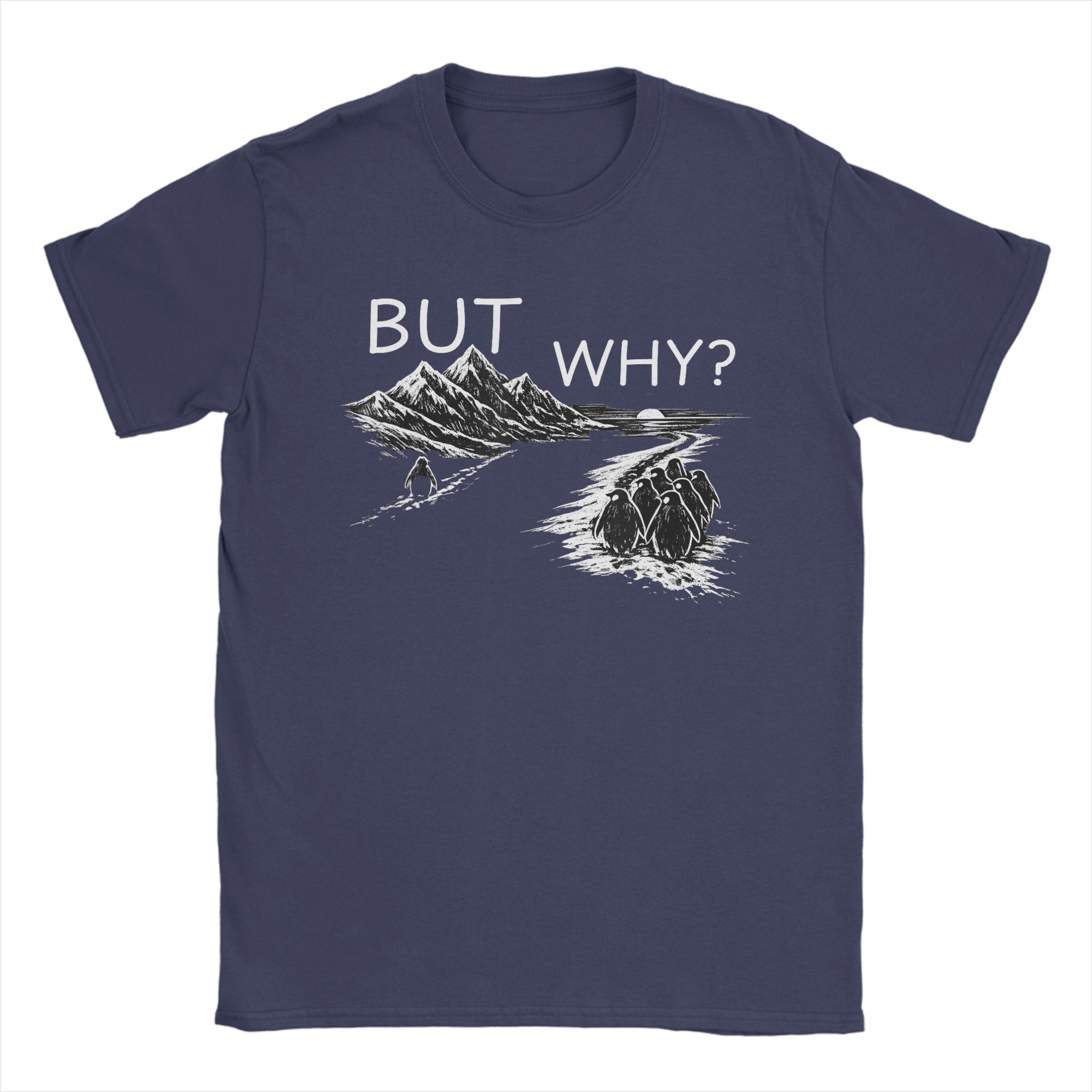 

but why Penguin TShirts for Unisex Vintage 100 Cotton Tees Round Collar Short Sleeve T Shirt Printed Clothes 4XL