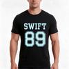 Team Swift Design Tshirt Summer Casual Cotton Tee Oversized Streetwear Tops Vintage Graphic Print Loose Fit Short Sleeve