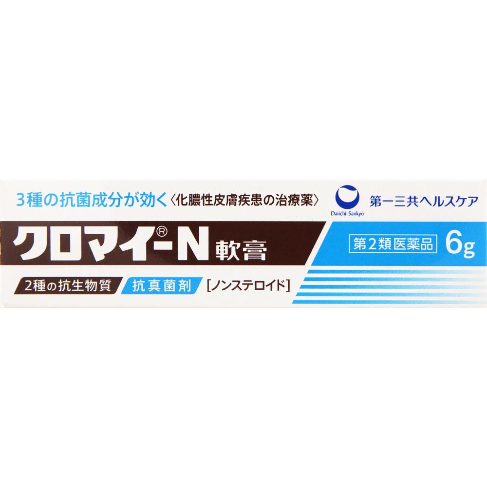 

Daiichi Sankyo Healthcare Chromai -N Ointment 6g Non-steroidal Indications: Pyogenic skin diseases (impetigo, furunculosis, folliculitis) 1
