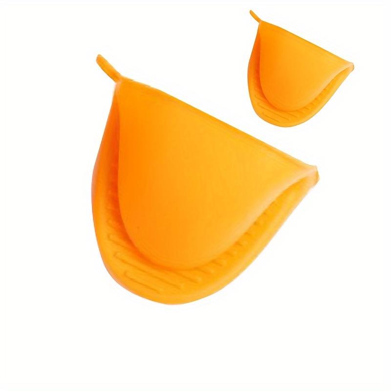 

2 шт. Силиконовые прихватки от ожогов, Специальные термостойкие накладки на пальцы для микроволновой печи, Кухонный мини-зажим для рук, устойчивый к высоким температурам