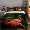 Flamingos Amidst Foliage Bedding Duvet Cover Sets Duvet Covers Pillowcases Gifts (1 * Duvet Cover 2 * Pillowcases, Without Duvet Insert)