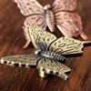 1pc 43mm Butterfly Handle W/screw Vintage Decor Knob Pull Dresser Drawer Cabinet Furniture Hardware Antique Bronze Red Copper