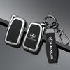 FIQK8 Car Stickers Zinc Alloy Car Key Case Cover For Lexus NX GS RX IS ES GX LX RC 200 250 350 LS 450H 300H Fob Keyless Protector Shel