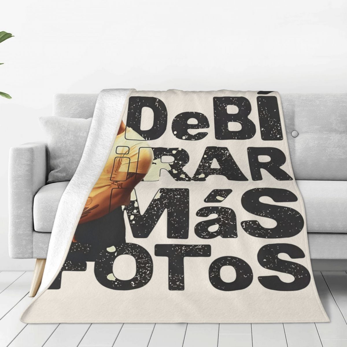 Pandara Jewelry Unisex Debi Tirar Mas Fotos Dtmf Blankets Flannel All Season Bads Bunnys Lightweight Thin Throw Blanket For Sofa Outdoor Bedding Throws