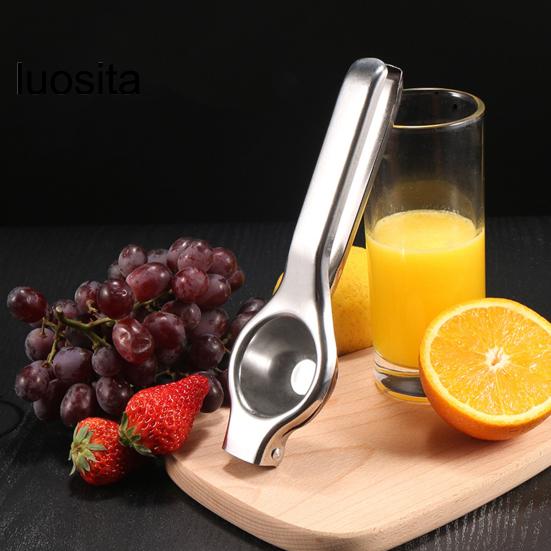 Manual Lemon Juicer, Fruit Squeezer, Comfortable Grip, Stainless Steel, Easy To Clean, Seedless Lemon Squeezer