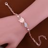 Women Bracelet Beautiful Good Glossiness Women Women Bracelet Women Cats Pendant Bangle Bracelet for Club