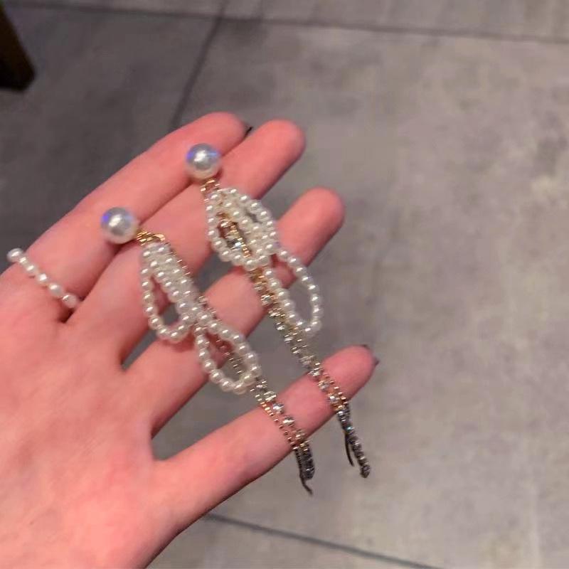 Pearl Tassel Earrings for Women - S925 Silver Needle, High-End Fashion 2022 Trend