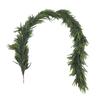 Artificial Norfolk Pine Garland 8.9FT Xmas Greenery Garland Faux Pine Needles Garland for Fireplace Table Window Stairs