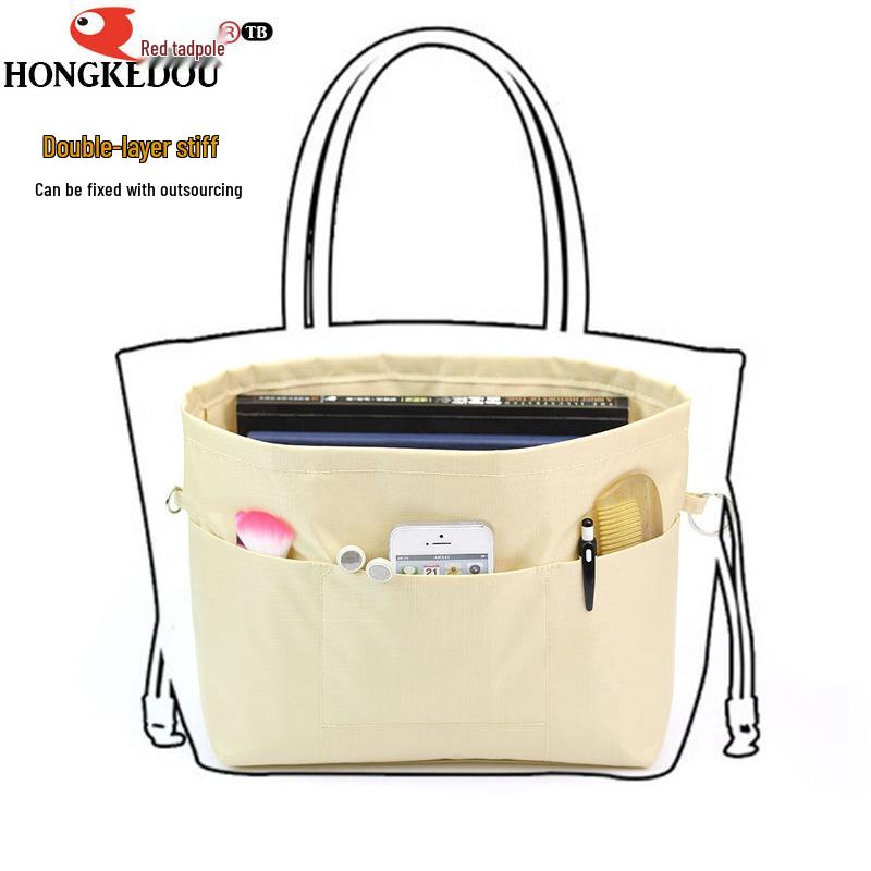 Waterproof Double-Layer Oxford Cloth Large Capacity Makeup Bag with Inner Storage