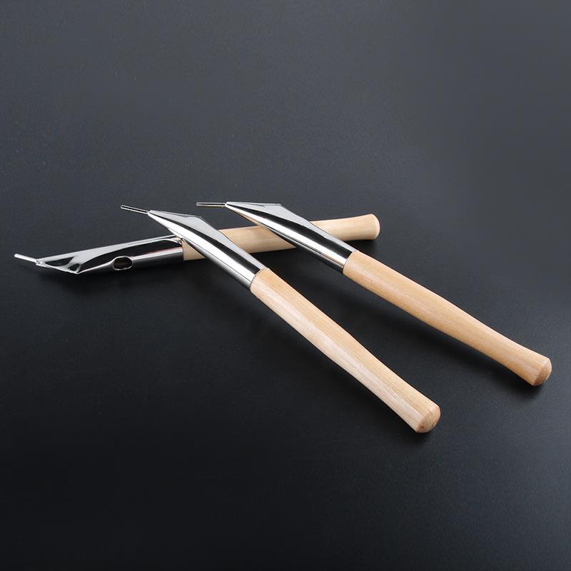 Handmade Batik Art Supplies: 3-Piece DIY Set with Wooden and Metal Pottery Tools