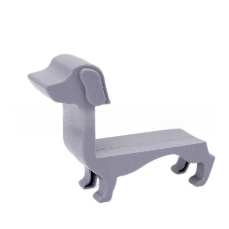 Minimalist Sausage Dog Wine Rack Ornament - Desktop Display, Red Wine Holder