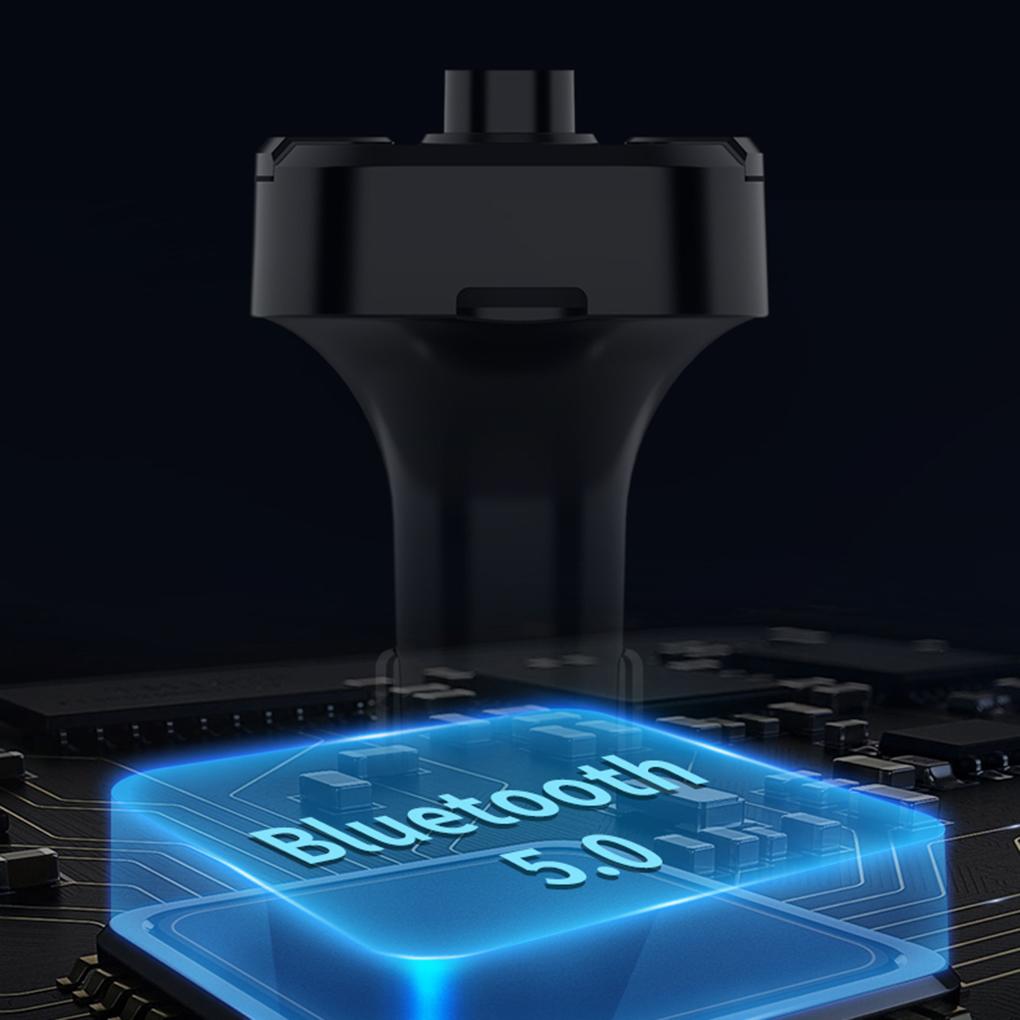 Car Dual USB Charger Bluetooth 5 0 LED Screen Noise Cancelling MP3 Player Hands-free Car Kit FM Transmitter