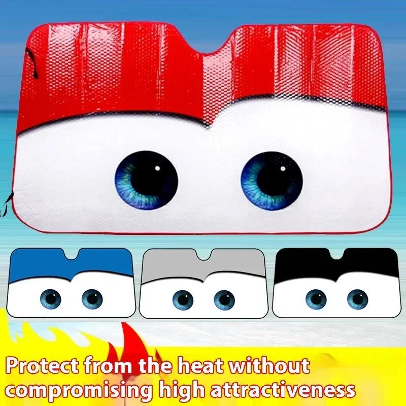 New Car Solar Protection Eyes Heated Windshield Sunshade Car Window Windscreen Cover Sun Shade Auto Sun Visor Car-covers