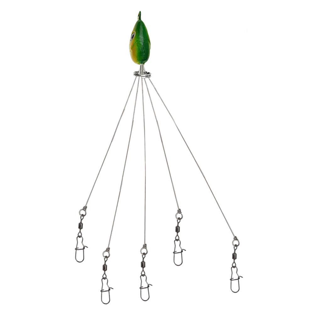 Fishing Lure Alabama Rig Bait Artificial Lure for Bass Fishing with Multiple Hooks Stainless Steel Saltwater Freshwater