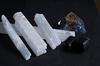 REBUY Selenite Rough Raw Stones Natural Energized Raw Rough Cluster Stone for Reiki Healing Pack of 1