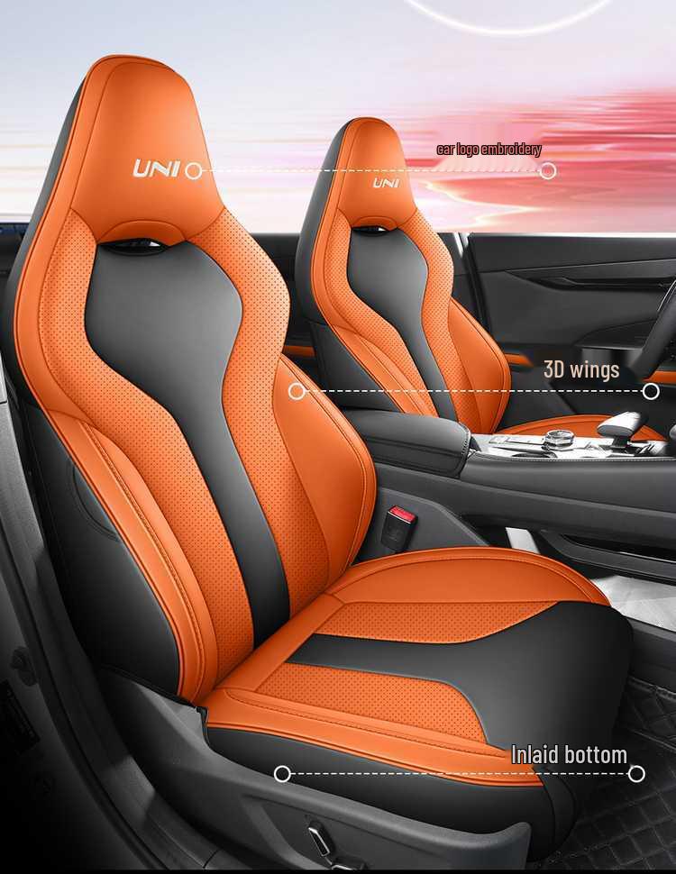 Changan Univ Seat Cover: Full Coverage, Breathable, Perforated, All-Season Universal Cushion