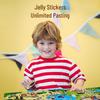Cross-border Children's Jelly Sticker Book - DIY Reusable Stickers for Early Education and Enlightenment