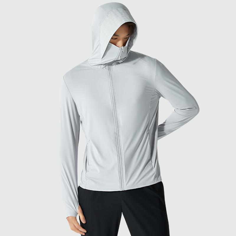 UPF50+ Breathable Ice Silk Sun Protection Hoodie for Men & Women - Outdoor & Cycling