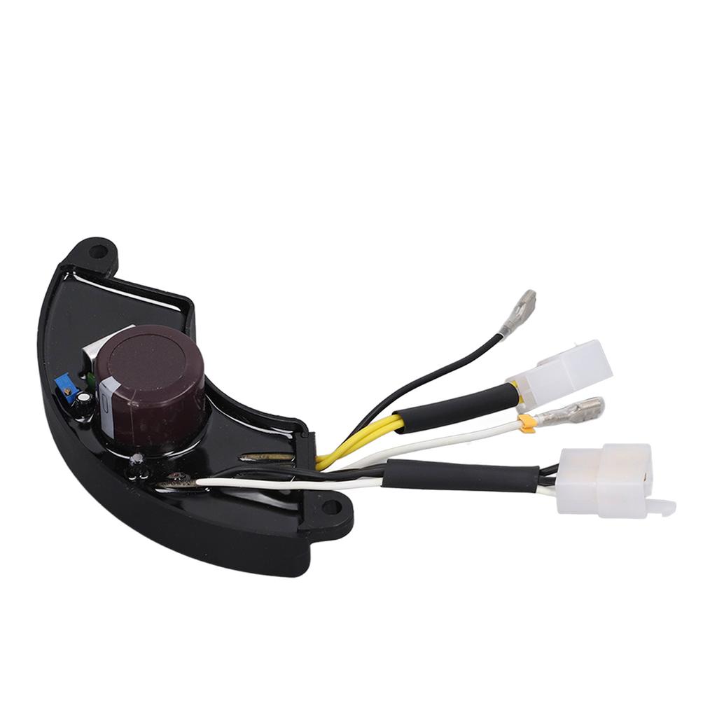 Generator Voltage Regulator 3 Phase 8 Wires ABS Half Moon Style Automatic Voltage Regulator with Aluminum Sheet
