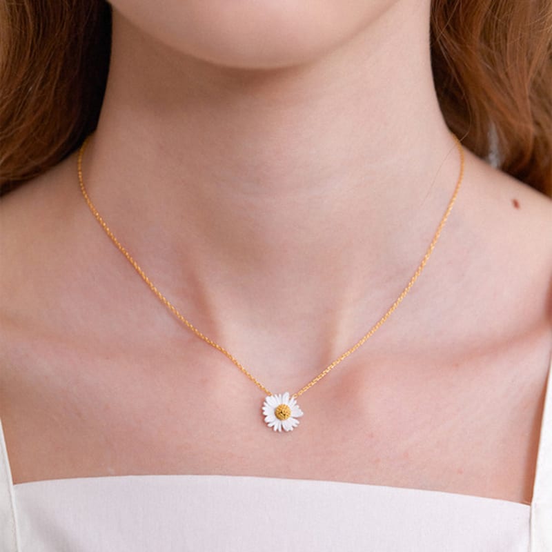 OVLA DAISY FANTASY NECKLACE_2color JN038