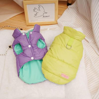 Herbst/Winter Baumwollmantel für kleine Hunde und Katzen - Koreanischer Stil, Verdickte Bekleidung für Teddy & Bichon.