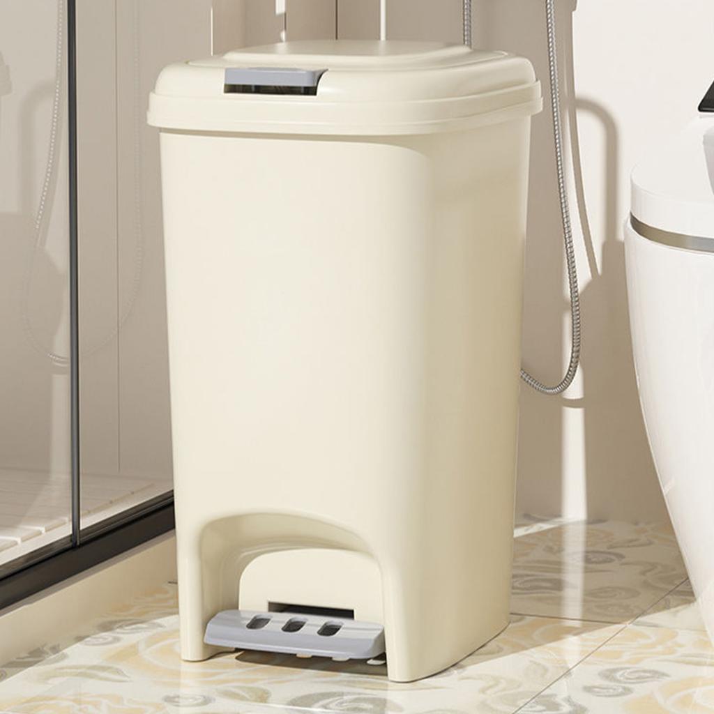 Treteimer 8,1 l Fußmülleimer mit Deckel Großes Fassungsvermögen für Küche Bad