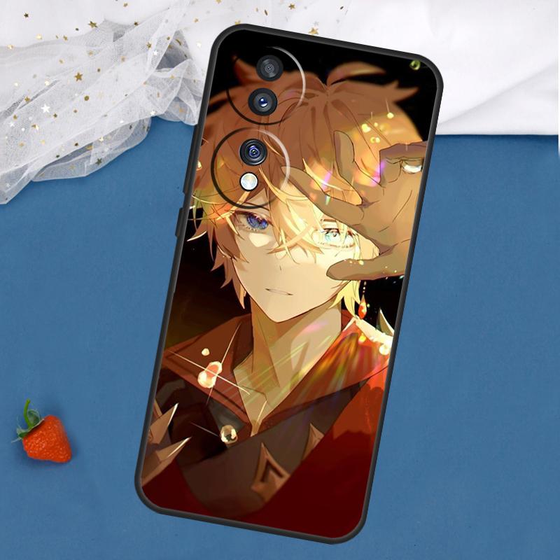 

Genshin Impact Tartaglia Case For Honor Magic 8 5 6 7 Pro 200 400 50 70 90 Lite Win RT X8c X8b X9a X9b X9c X9d Cover Honor X9a