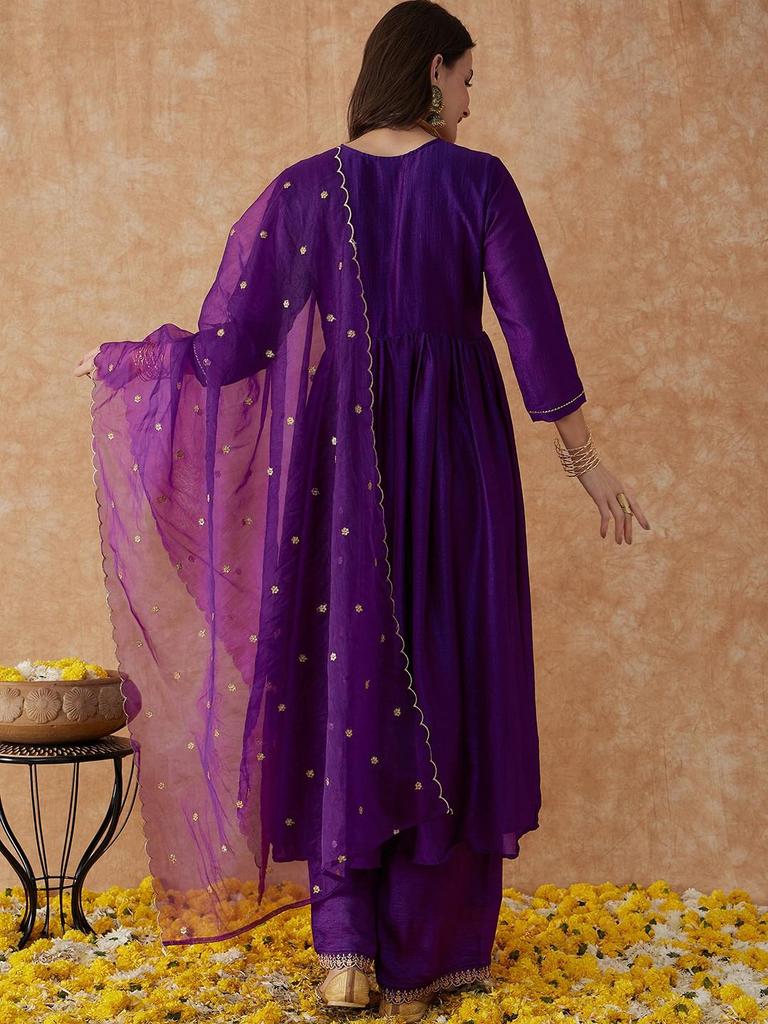 Indian Women Designer Kurta Pant Dupatta Set Bollywood Top Tunic Salwar Suit Kurti Dress