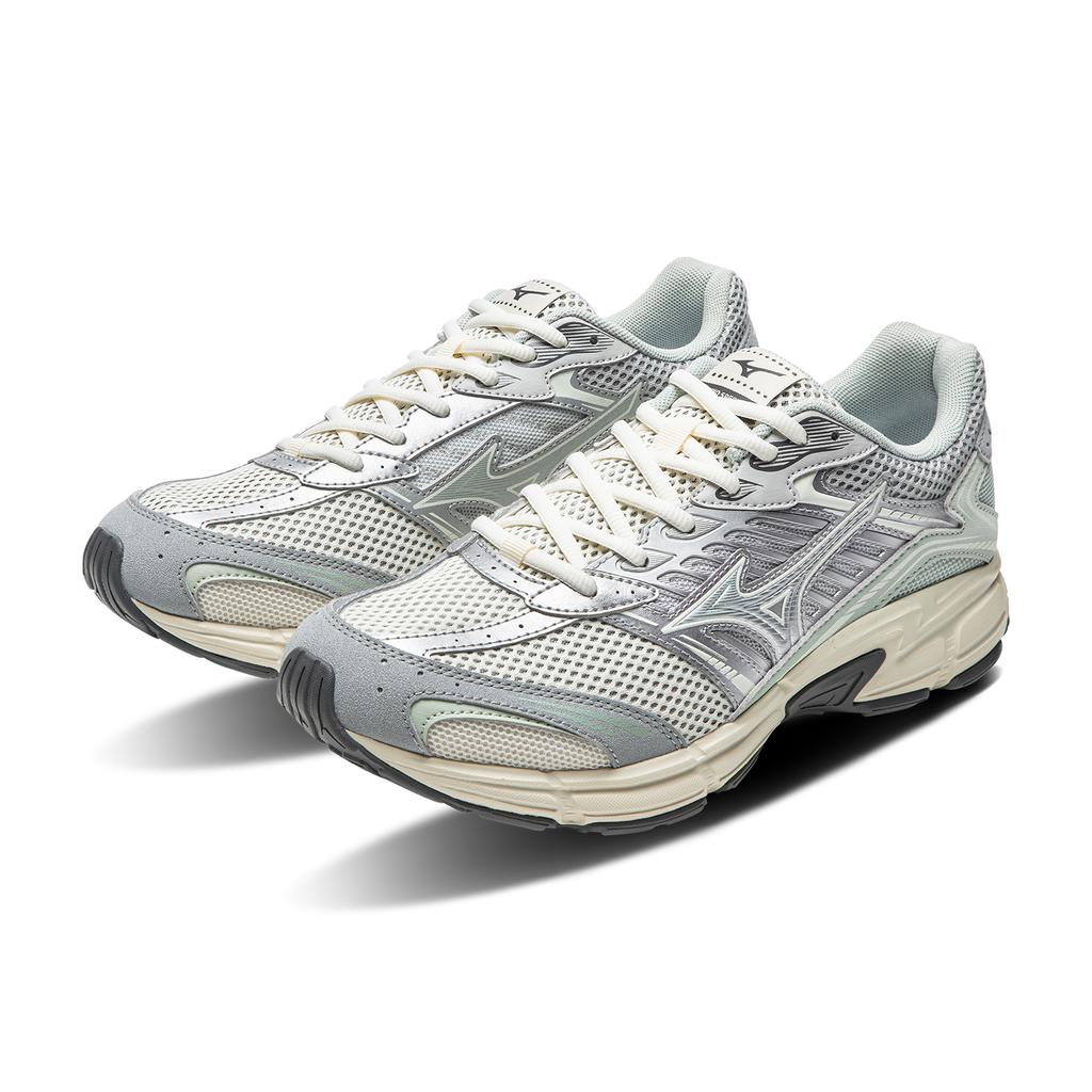 Mizuno Speed 2010 Millennium Retro Sports Urban Commuting Fashion Versatile Comfortable Low-Top Running Shoes Kids sneaker Silver D1GH251709