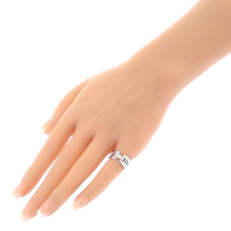 TIFFANY&Co.  # 8(Tamanho JP) anel ouro branco K18 Mulheres