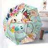 1pc Bunny Teacup Themed High-quality Umbrella,Automatic Opening and Closing Umbrella,Multi-functional Umbrella G0811193