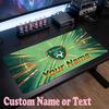 Irland Rugby Personalisierte Namens-Text-Mausmatte, Große Schreibtisch-Mausmatte, Personalisierte Home-Office-Geschenkidee