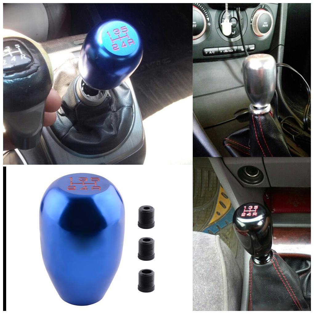 Universal Aluminium Racing MT 5 Car Gear Knob Manual Replacement Gear Shifter Knob Lever Knob JDM