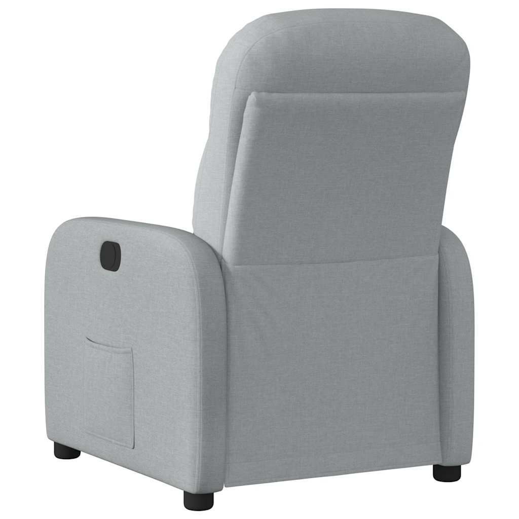 Relax Chair Light Grey Fabric
