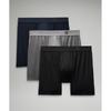 Always In Motion Boxer 5   3 Pack Black Heathered Core Medium Grey True Navy