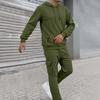 Mens Sweatsuits 2 Piece Set Casual Hooded Pullover and Jogger Pants Outfit Mens Sweatsuits Comfortable Sweatsuits for Men