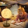 3D Moon Night Light with 25 Lighting Modes Moon Sleeping Light Minimalism Rechargeable Gifts for Women Men