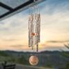 Windspiel für Balkon - Große Bronze-Windspiele – 38 Zoll mit 6 Pfeifen für Balkon, Garten, Haus & Wohnzimmer |