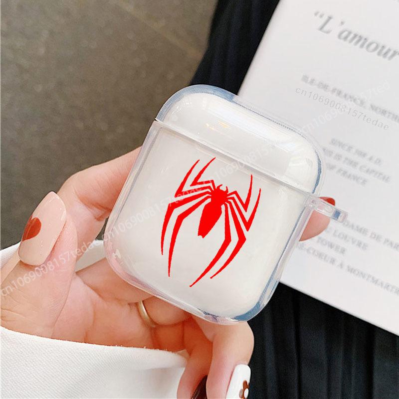 

Cool Spider Couple Earphone Case for Apple AirPods 4 2024 Cases Clear Wireless Headphone Covers for Airpods Pro 1 2 3 Pro2 Cover Airpods Pro