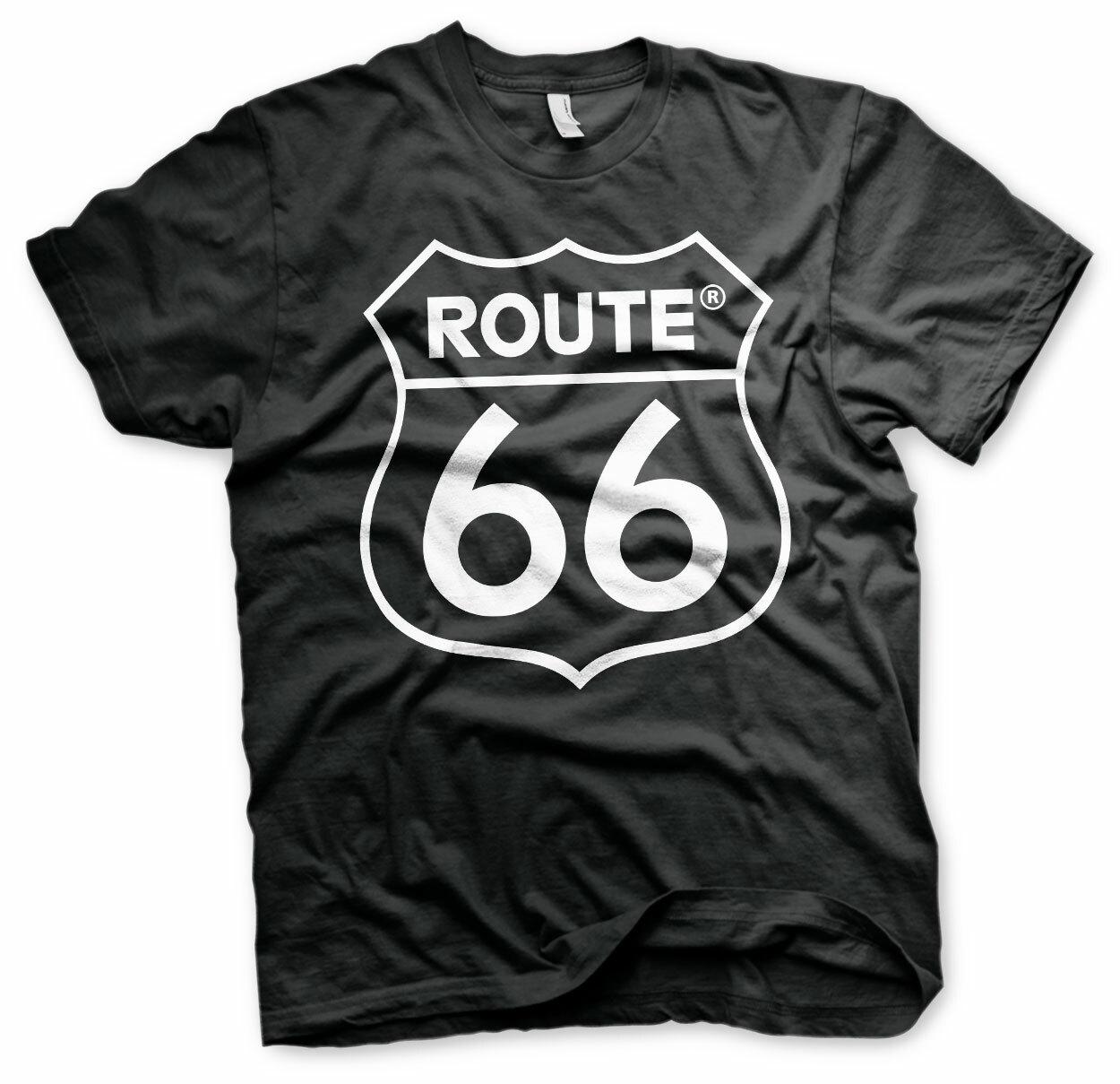 Official License Route 66 Logo Mens T-SHIRT S-XXL Sizes M