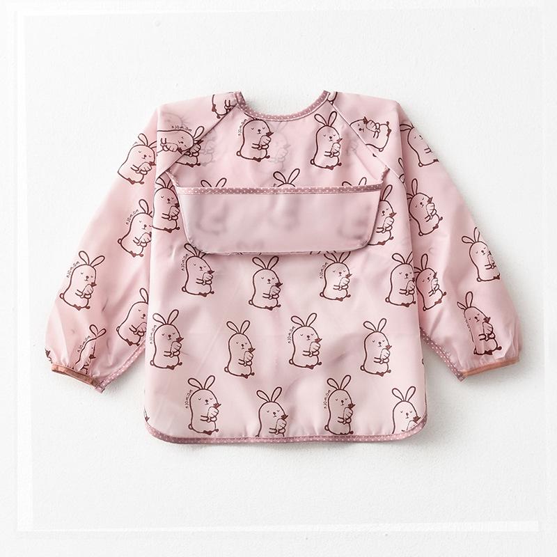 

Детский водонепроницаемый нагрудник с длинным рукавом из полиэстеровой таффеты для младенцев и малышей Large (42-54 months)