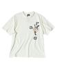 TRAVEL Imperial Pigment Henley Neck Short Sleeve Tee Cream