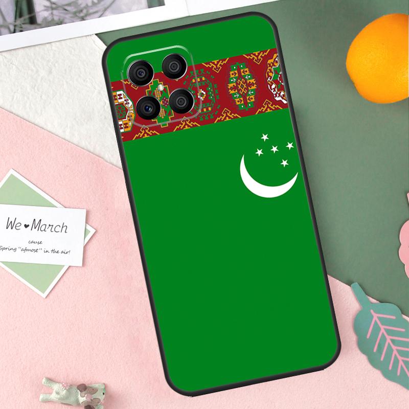 Turkmenistan Flag Case For Honor X8b X9b X9c X9a X8a X8 X9 50 70 90 Lite Honor 200 Lite Magic 7 5 6 Pro Cover