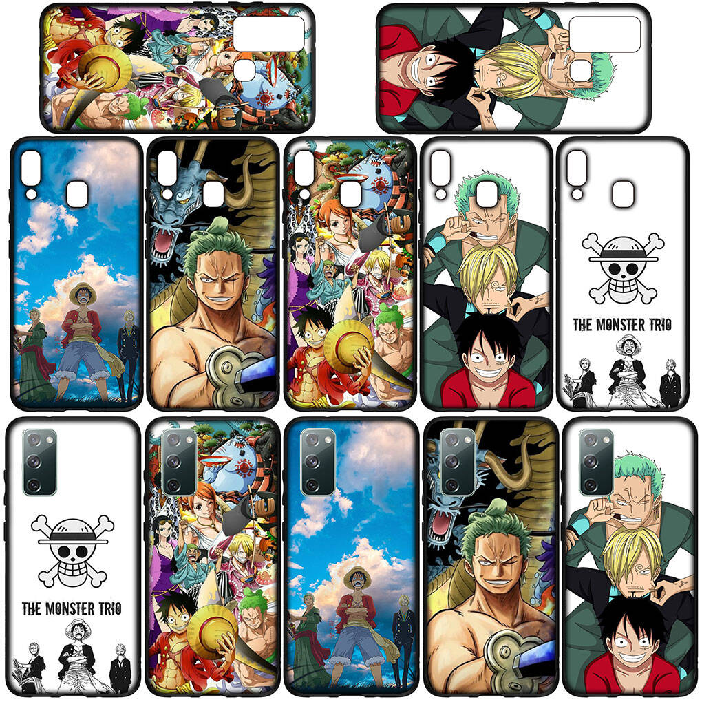 Case for iPhone 17 15 16 Plus Xiaomi Poco X7 X6 F8 F7 C85 C75 Redmi Note 14 12 11 13 Pro Max A4 14C 13C 15C Luffy One Pieces Sanji Roronoa Zoro Coque