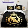 Madrid Pattern Bedding Home Decoration Birthday Gift (1 * duvet cover + 2 * pillowcase, without core)
