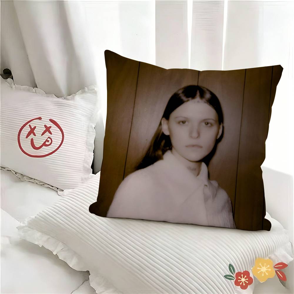 pc Ethel Cain Pillow Case Fashion Square Pillowcase Bedroom Sofa Room Ins Decoration Leisure