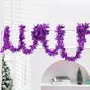 1.5/30M Long Bold Thicked Stripes Christmas Garland Colorful Christmas Wrapping Tinsel Ribbons Bar Wedding New Year Party Decor
