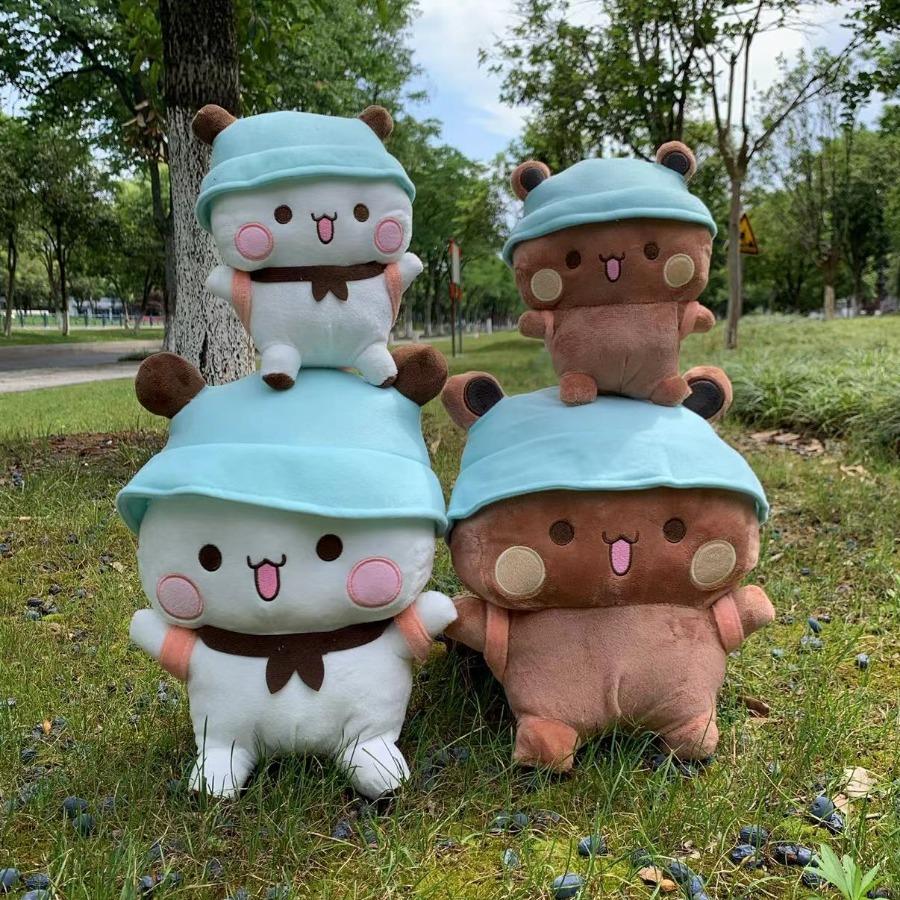 Urocza Pluszowa Zabawka Bubu Dudu Lalki Niedźwiadka Pandy Yier Urocze Kreskówkowe Pluszaki Miękkie Pluszaki Dekoracja Domu dla Chłopaka Dziewczyny