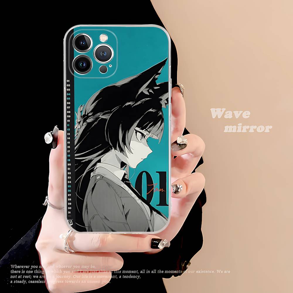Classic Girl H-Hoshimi Miyabi TPU Silicone Case For IPhone 11 12 13 14 15 16 17 Pro Max Shockproof Clear Back Cover